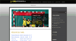 Desktop Screenshot of cal-handball.com